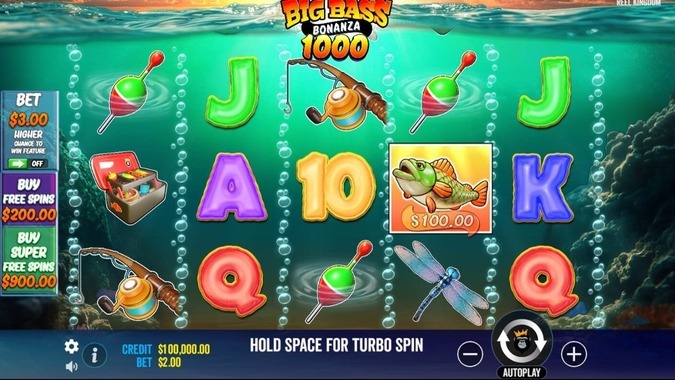 Big Bass Bonanza 1000 slot Betsson Casino