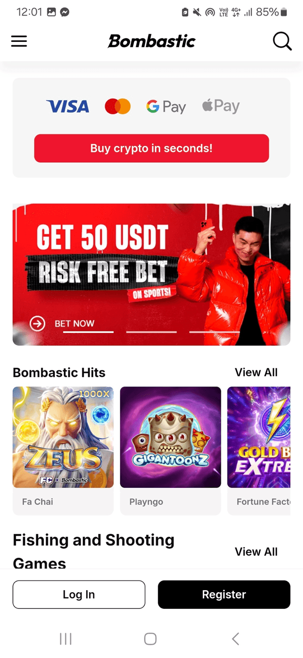 Bombastic Casino Mobile ROC