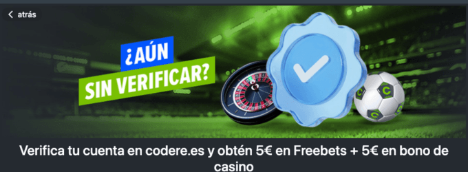 Casino codere con Bono sin depósito