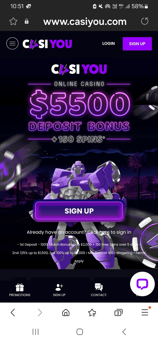 CasiYou Casino Mobile