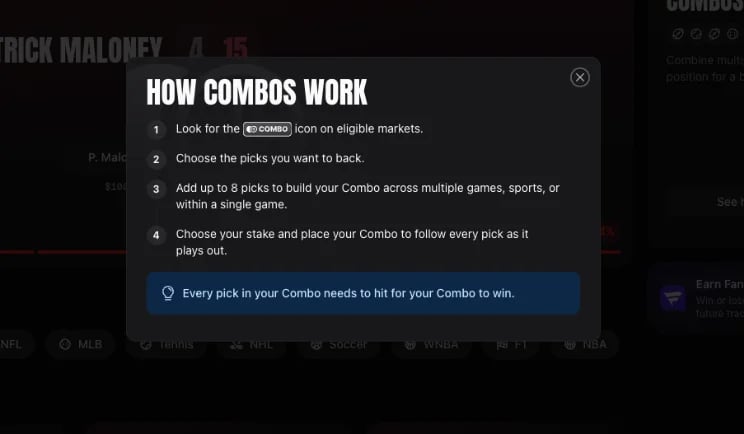 How Combos Work on Fanatics Markets