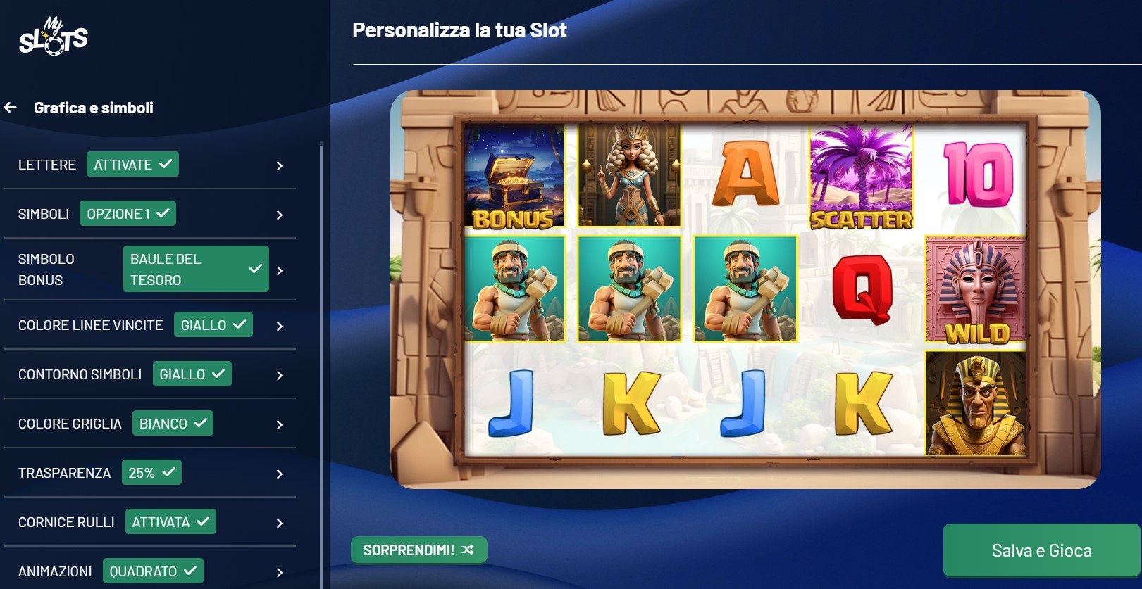 Tasto Sorprendimi