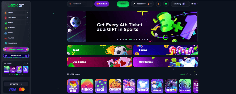 Jackbit Casino Website