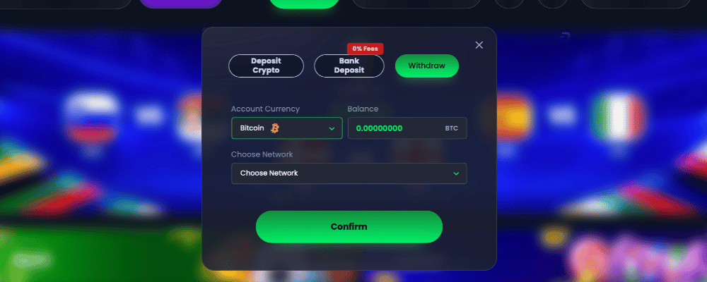 Jackbit Casino Withdraw your Winnings