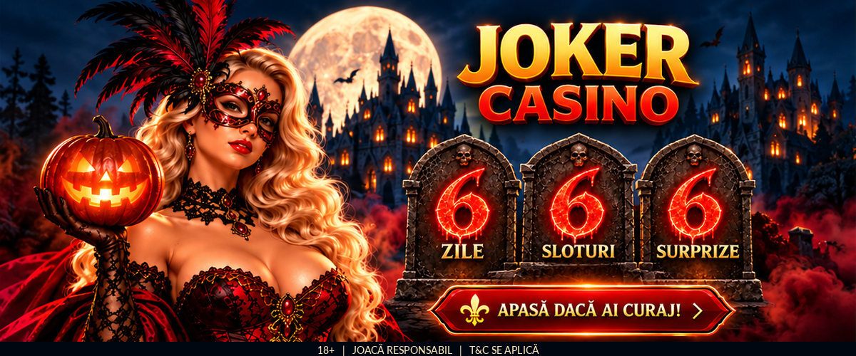 Halloween 666 la Joker Casino - 6 zile, 6 sloturi, 6 surprize
