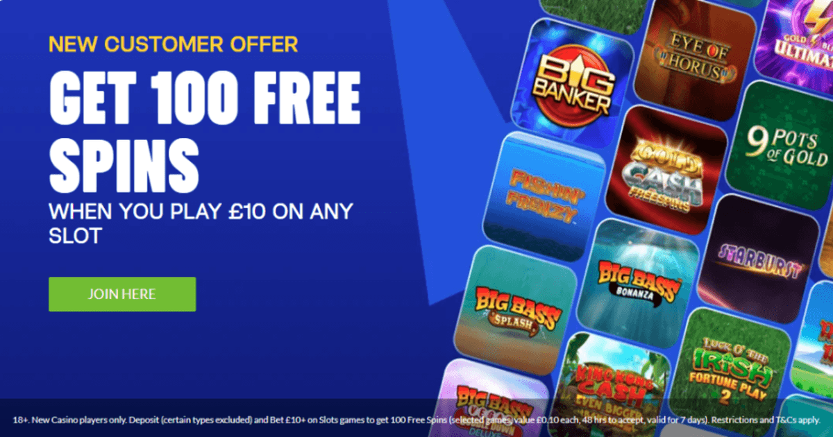 Coral Casino Bonus Code: 100 Free Spins When You Play £10