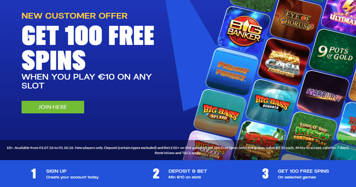 Coral Casino Bonus Code: Play £10, Get 100 Free Spins