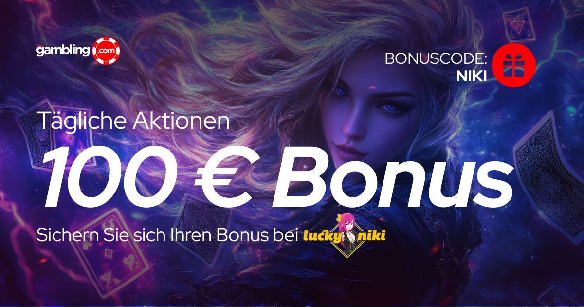 LuckyNiki: Tägliche Aktionen und 100 € Bonus