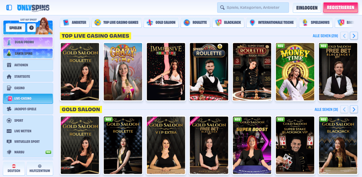 Only Spins Casino Anmeldecode: Registrierung und Bonus erklärt