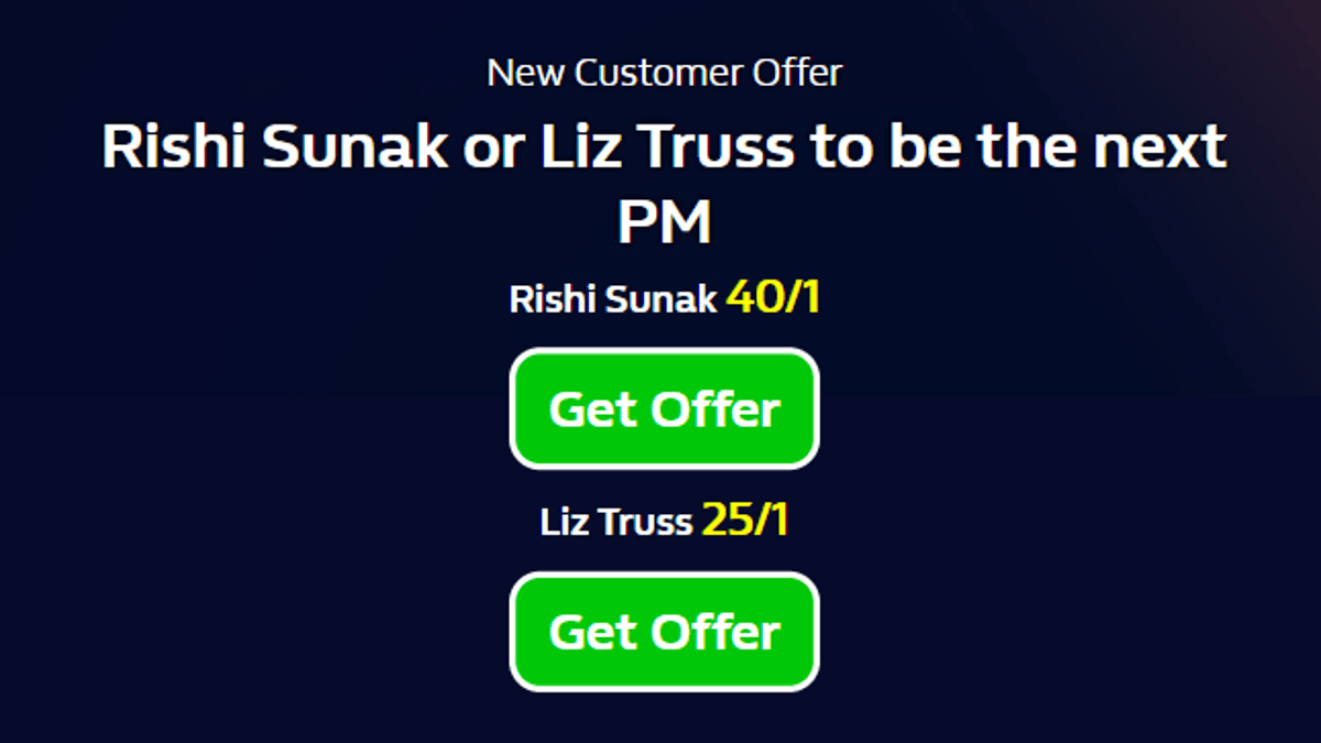 Next Prime Minister Odds: How To Back Liz Truss at 25/1 To Be The New UK PM Next Prime Minister Odds: How To Back Liz Truss at 25/1 To Be The New UK PM