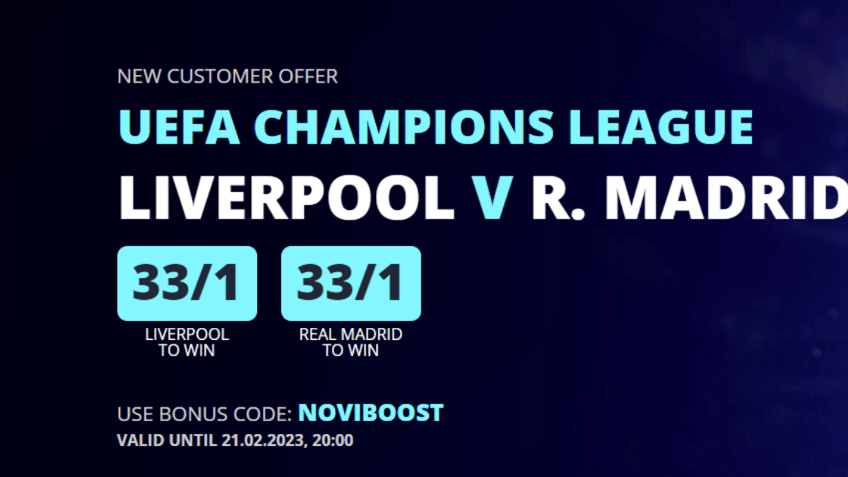 Liverpool vs Real Madrid Odds: Back Either Team at 33/1 to Win Tuesday's Clash with Novibet Liverpool vs Real Madrid Odds: Back Either Team at 33/1 to Win Tuesday's Clash with Novibet