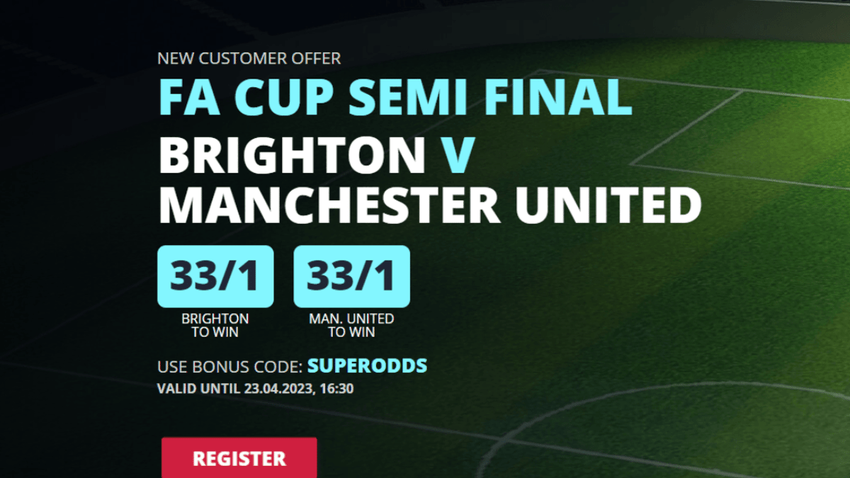 Brighton vs Manchester United Promo: Get 33/1 Odds For Either Team to Win with Novibet Brighton vs Manchester United Promo: Get 33/1 Odds For Either Team to Win with Novibet
