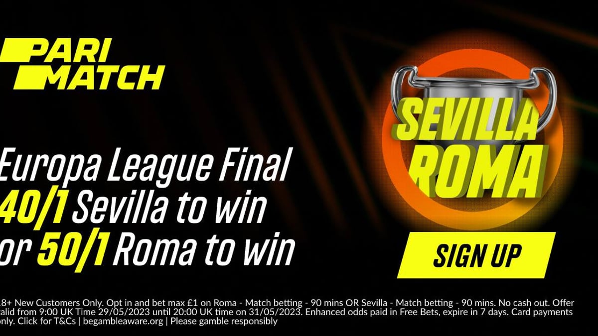 Sevilla vs Roma Betting Promo: Back Sevilla at 40/1 or Roma at 50/1 Odds to Win with Parimatch Sevilla vs Roma Betting Promo: Back Sevilla at 40/1 or Roma at 50/1 Odds to Win with Parimatch