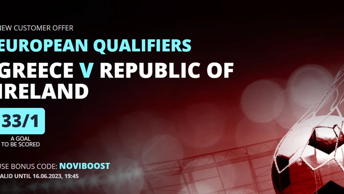 Greece vs Republic of Ireland Betting: Get 33/1 Odds Boost on a Goal To Be Scored Greece vs Republic of Ireland Betting: Get 33/1 Odds Boost on a Goal To Be Scored
