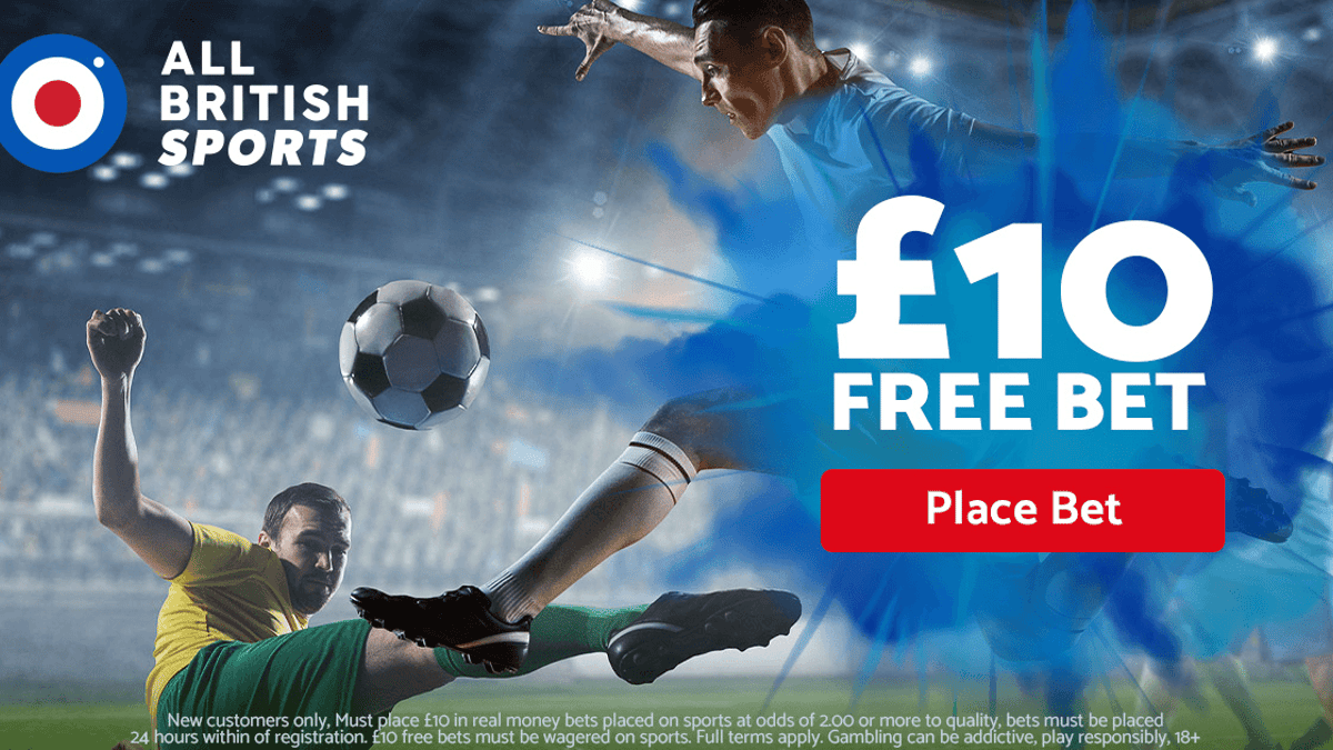 All British Sports Welcome Offer: Bet £10 And Get A £10 Free Bet All British Sports Welcome Offer: Bet £10 And Get A £10 Free Bet