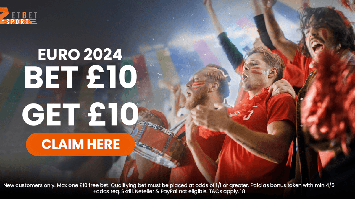 ZetBet Euro 2024 Welcome Offer: Bet £10 And Get £10 In Free Bets ZetBet Euro 2024 Welcome Offer: Bet £10 And Get £10 In Free Bets