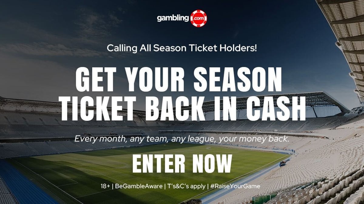 Football Fans Win Back Your Season Ticket Cost For 2024/25 - Enter For Free Football Fans Win Back Your Season Ticket Cost For 2024/25 - Enter For Free