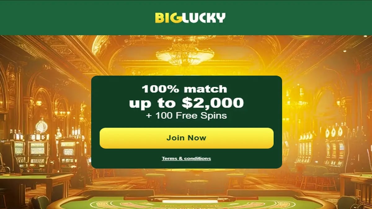 Exclusive: New Big Lucky Casino Offers Up to C$2,000 + 100 Free Spins Exclusive: New Big Lucky Casino Offers Up to C$2,000 + 100 Free Spins