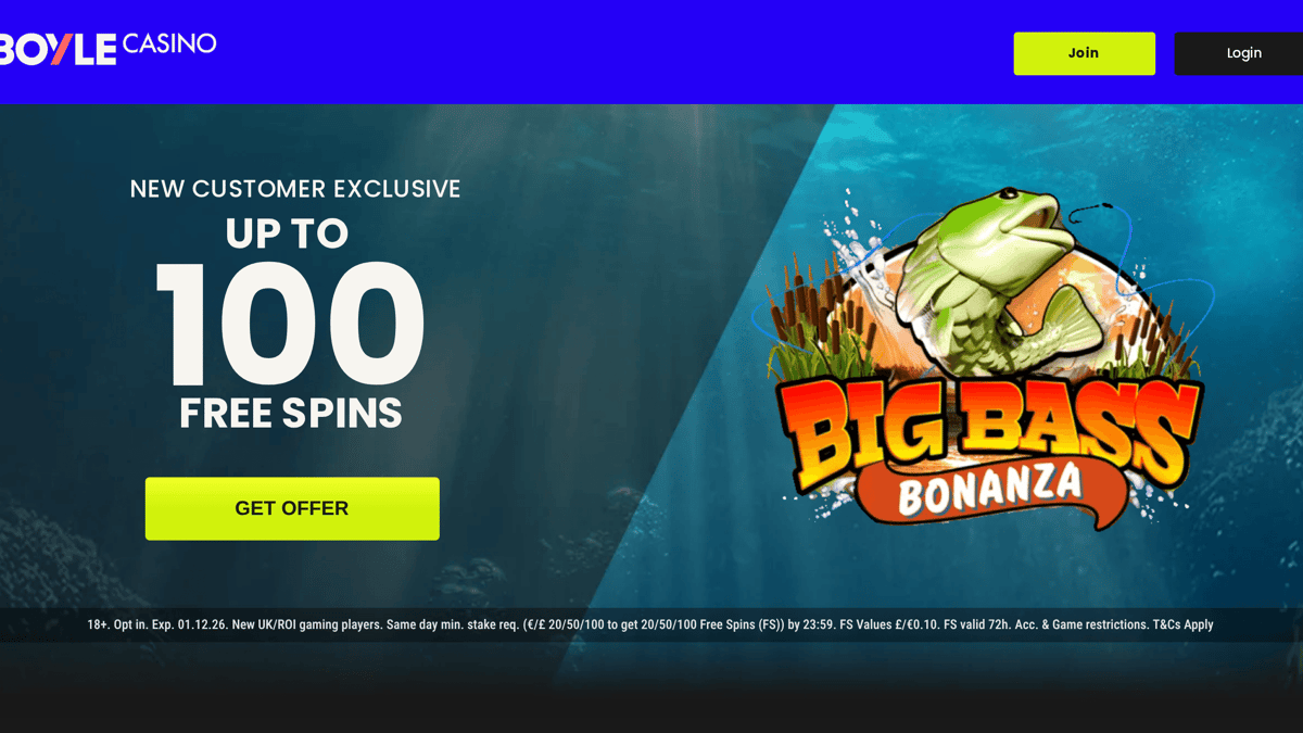 BoyleSports Casino Welcome Bonus: Get Up to 100 Free Spins BoyleSports Casino Welcome Bonus: Get Up to 100 Free Spins