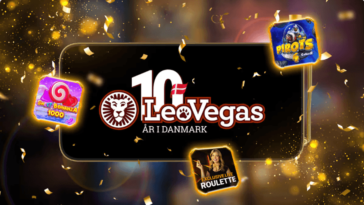 LeoVegas fejrer 10 år på det danske marked LeoVegas fejrer 10 år på det danske marked