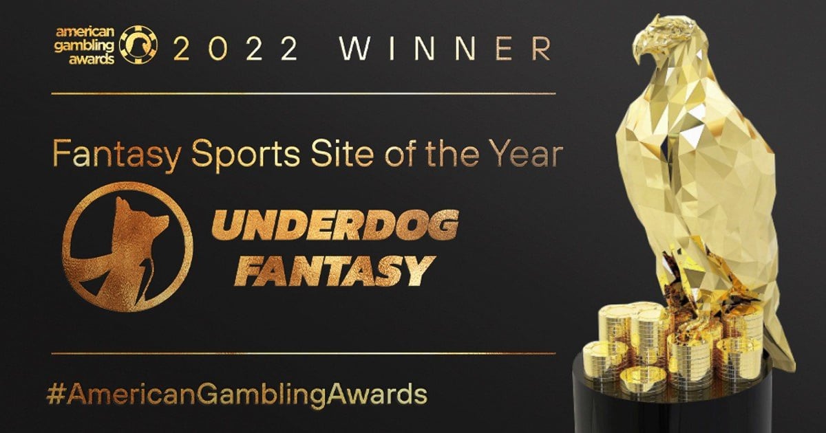 Underdog Fantasy is the American Gambling Awards Fantasy Sports Site of the Year Underdog Fantasy is the American Gambling Awards Fantasy Sports Site of the Year