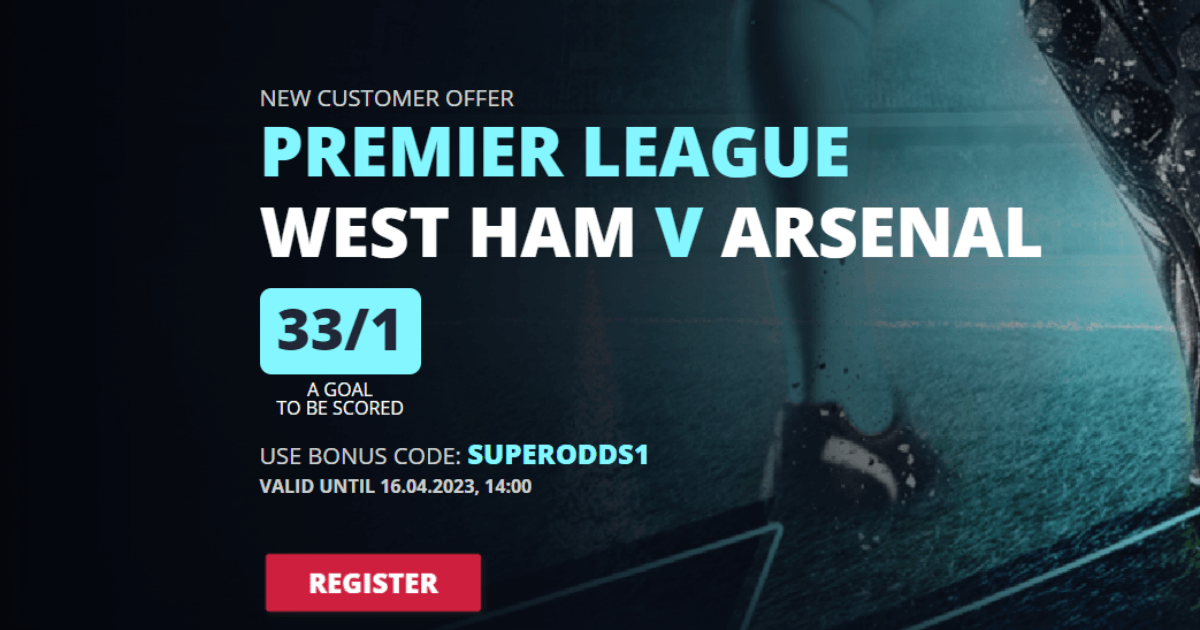 West Ham v Arsenal Betting: Get 33/1 Odds For a Goal to Be Scored with Novibet West Ham v Arsenal Betting: Get 33/1 Odds For a Goal to Be Scored with Novibet