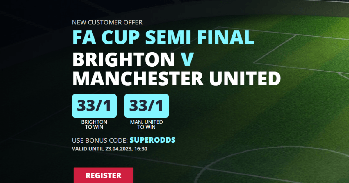 Brighton vs Manchester United Promo: Get 33/1 Odds For Either Team to Win with Novibet Brighton vs Manchester United Promo: Get 33/1 Odds For Either Team to Win with Novibet