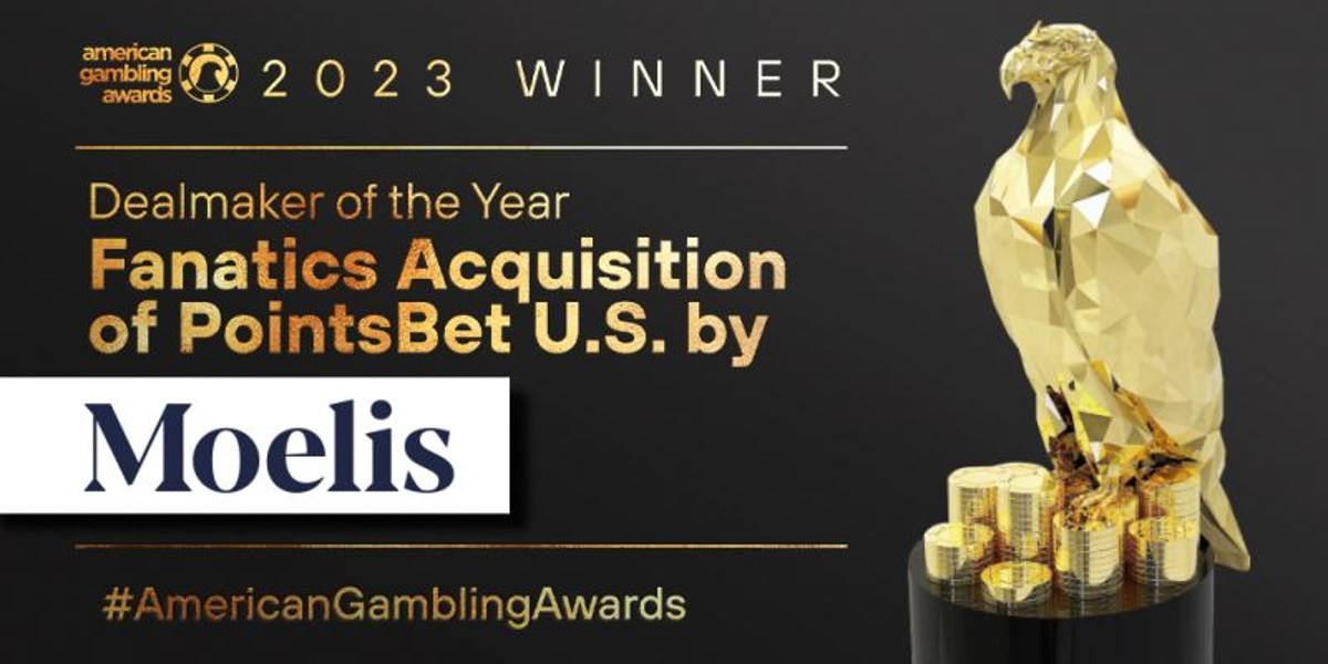 Moelis & Company is the 2023 American Gambling Awards Dealmaker of the Year Moelis & Company is the 2023 American Gambling Awards Dealmaker of the Year