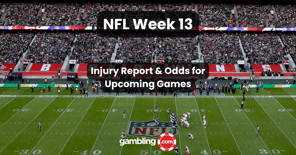 NFL Injury Report: Week 13 NFL Injury Report: Week 13