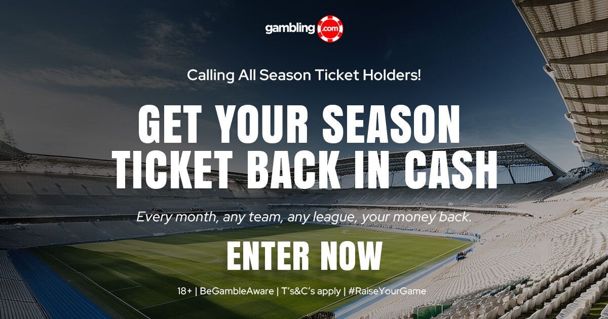 Football Fans Win Back Your Season Ticket Cost For 2024/25 - Enter For Free Football Fans Win Back Your Season Ticket Cost For 2024/25 - Enter For Free