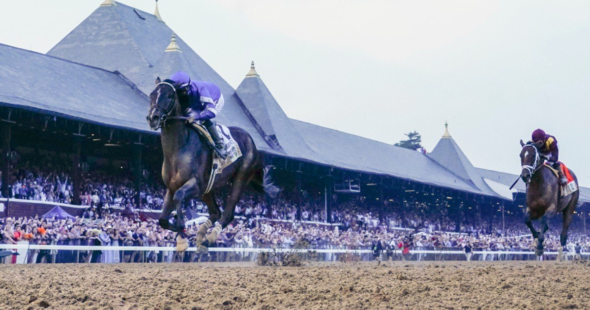 Sovereignty Wins The Belmont Stakes, Journalism Second In Rematch Sovereignty Wins The Belmont Stakes, Journalism Second In Rematch