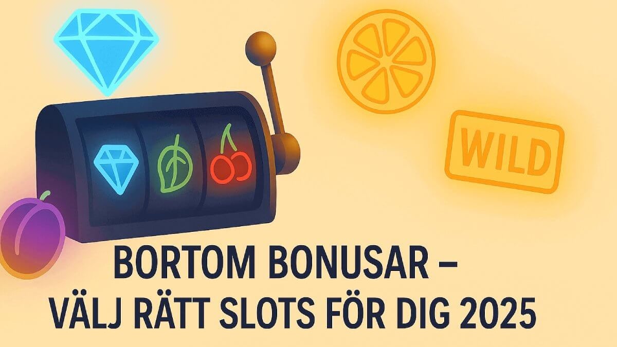 Bortom Bonusar: Hur du väljer rätt slots spel 2026 Bortom Bonusar: Hur du väljer rätt slots spel 2026
