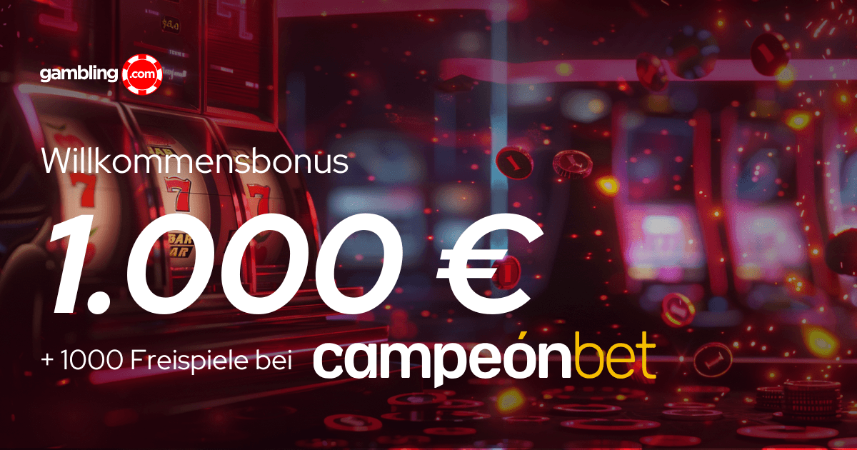 CampeonBet exklusiver Promo Bonus – 400% bis zu 1000€ + 1000 Freispiele CampeonBet exklusiver Promo Bonus – 400% bis zu 1000€ + 1000 Freispiele