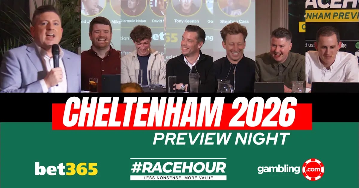 Watch: Racehour’s 2026 Cheltenham Festival Preview Night – Live From Dublin Watch: Racehour’s 2026 Cheltenham Festival Preview Night – Live From Dublin