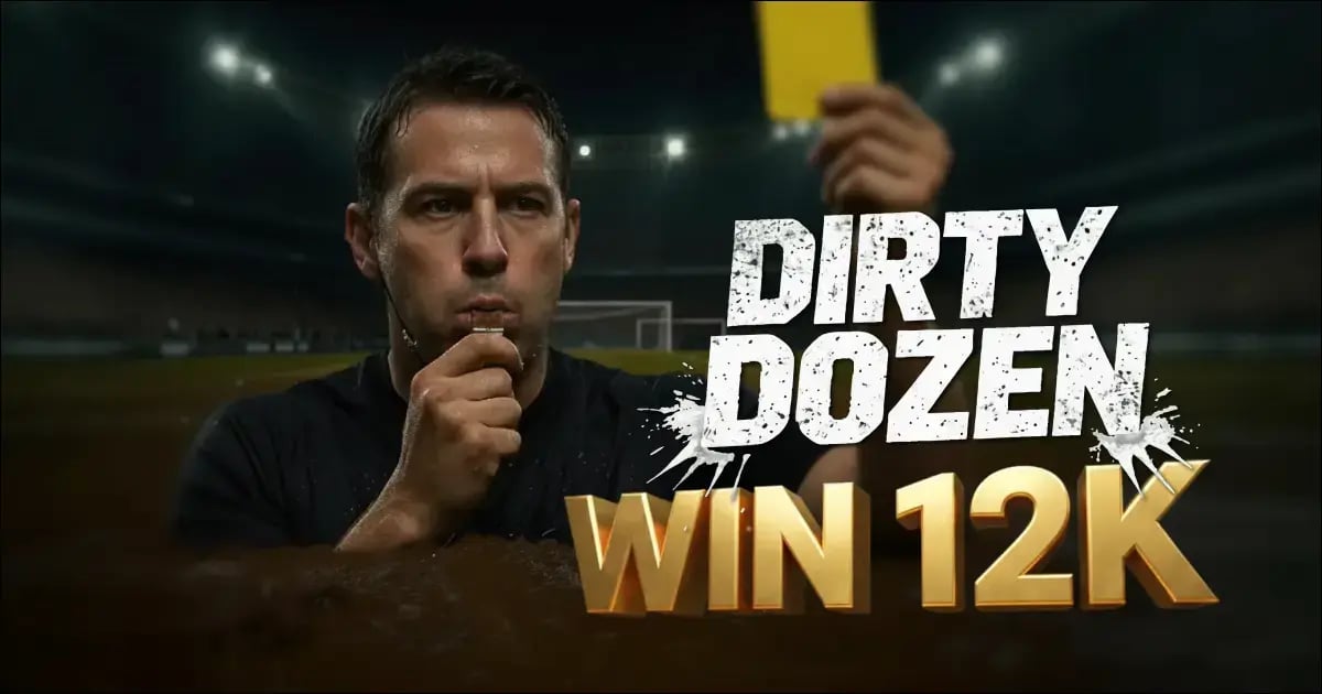 Play ‘Dirty Dozen’ – Gambling.com's Free-To-Play Game With A 12k Jackpot! Play ‘Dirty Dozen’ – Gambling.com's Free-To-Play Game With A 12k Jackpot!