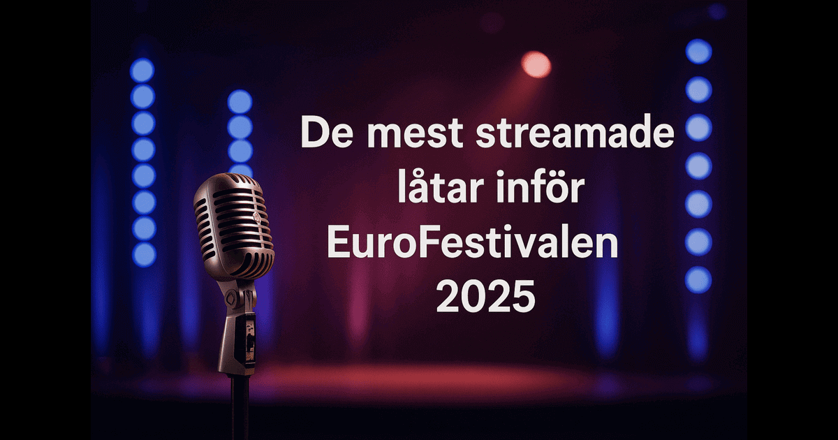 Spotifyfavoriterna inför Eurofest 2025 – Kan KAJ hålla favoritskapet? Spotifyfavoriterna inför Eurofest 2025 – Kan KAJ hålla favoritskapet?
