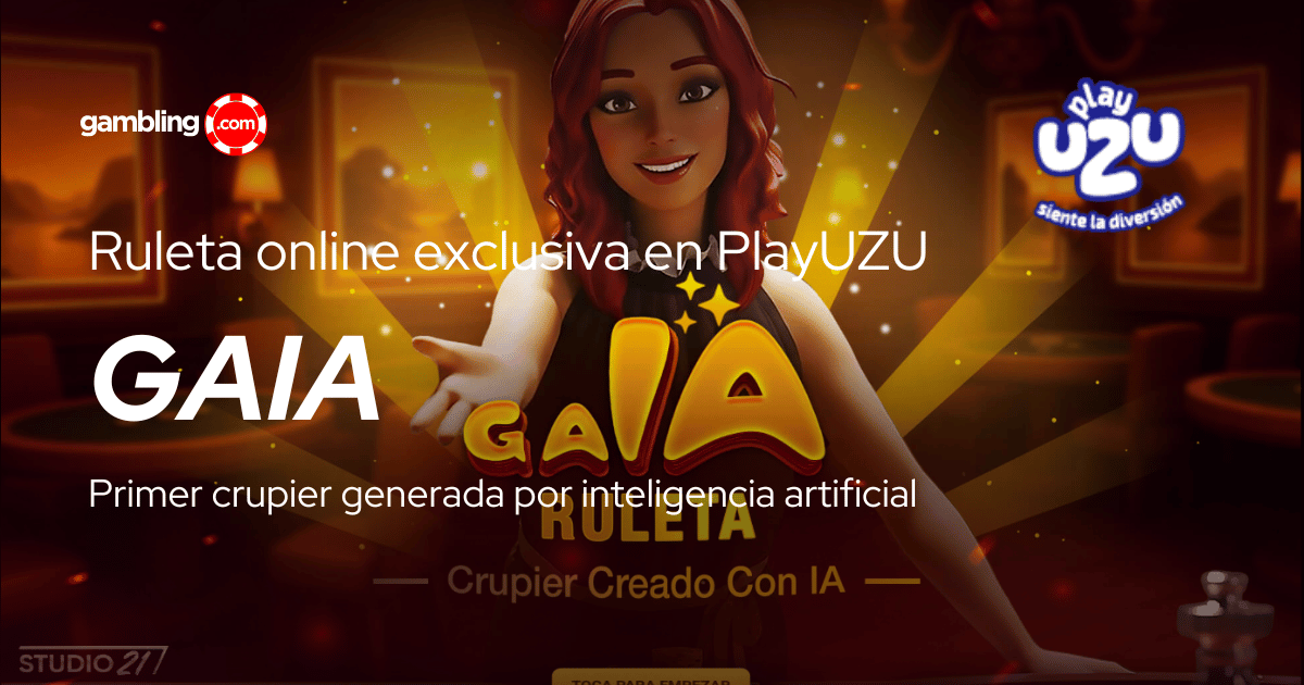 GAIA Ruleta: primera crupier IA en PlayUZU México GAIA Ruleta: primera crupier IA en PlayUZU México