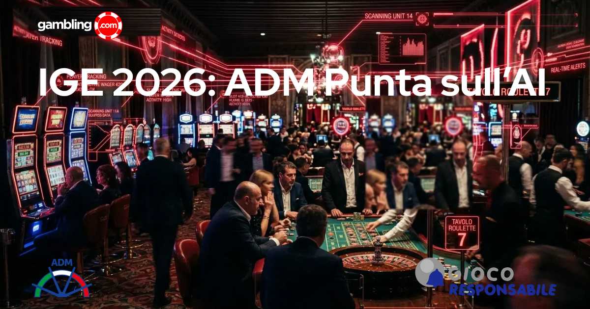 ADM punta sull'intelligenza artificiale per rilevare il gioco problematico: le novita dall'IGE 2026 ADM punta sull'intelligenza artificiale per rilevare il gioco problematico: le novita dall'IGE 2026