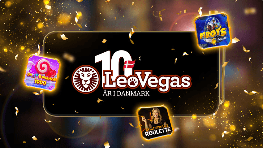 LeoVegas fejrer 10 år på det danske marked LeoVegas fejrer 10 år på det danske marked