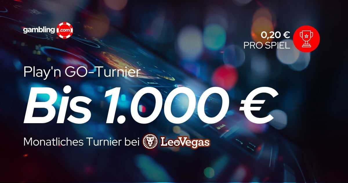 LeoVegas Play'n GO-Turnier: Bis zu 1.000 € Echtgeld LeoVegas Play'n GO-Turnier: Bis zu 1.000 € Echtgeld