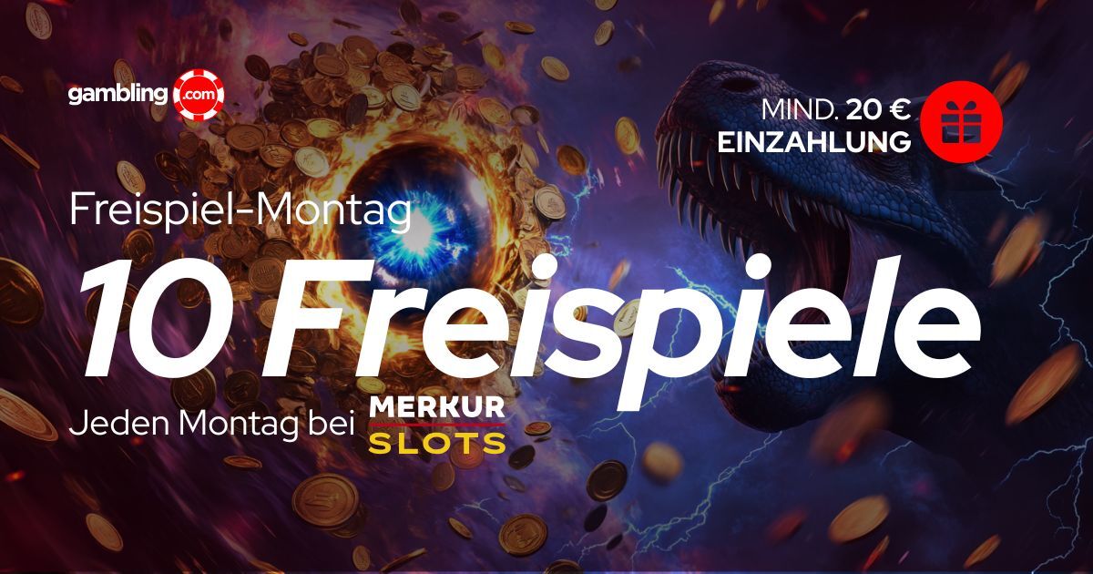 Merkur Slots: 10 Cash-Freispiele am Freispiel-Montag Merkur Slots: 10 Cash-Freispiele am Freispiel-Montag
