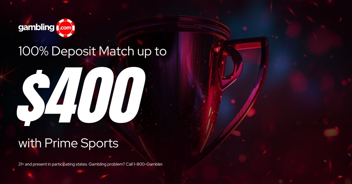 Prime Sportsbook Promo: 100% Deposit Match Bonus up to $400 (Apr. 15) Prime Sportsbook Promo: 100% Deposit Match Bonus up to $400 (Apr. 15)