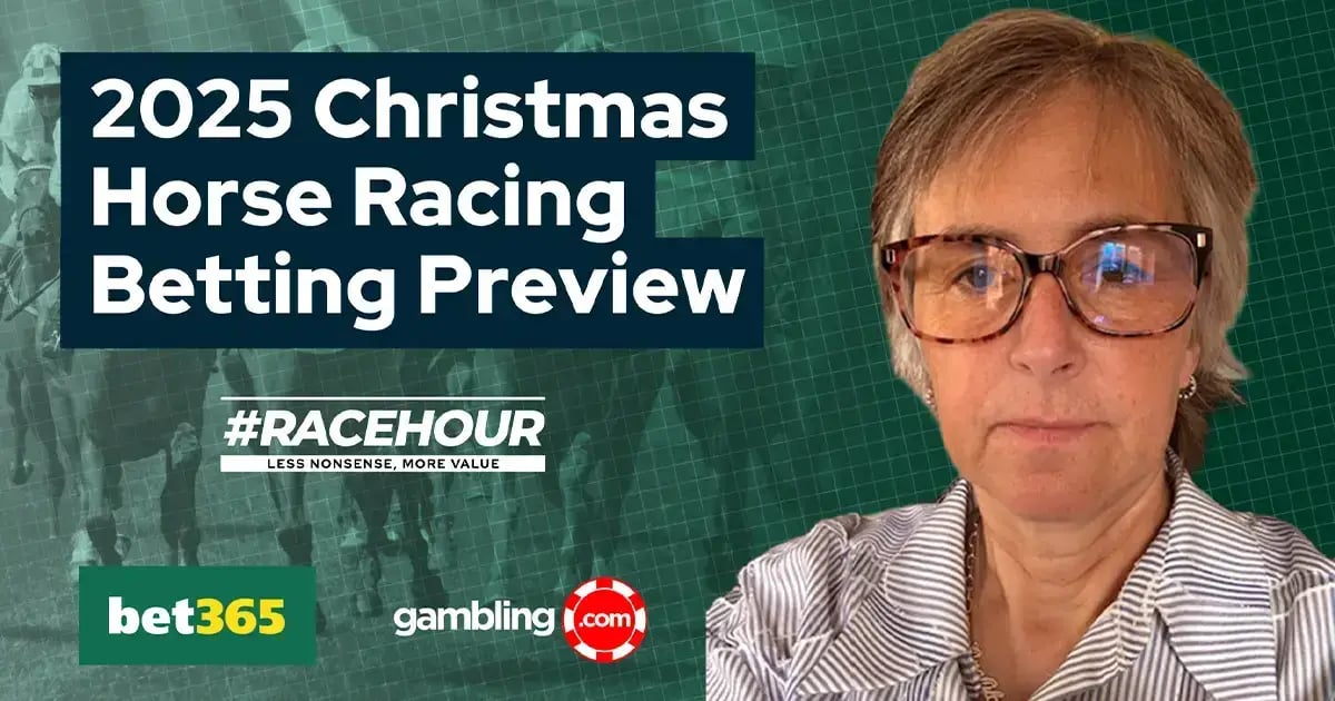 Watch: Racehour Christmas Special Previews Festive Crackers - Plus A 25/1 Tip Watch: Racehour Christmas Special Previews Festive Crackers - Plus A 25/1 Tip