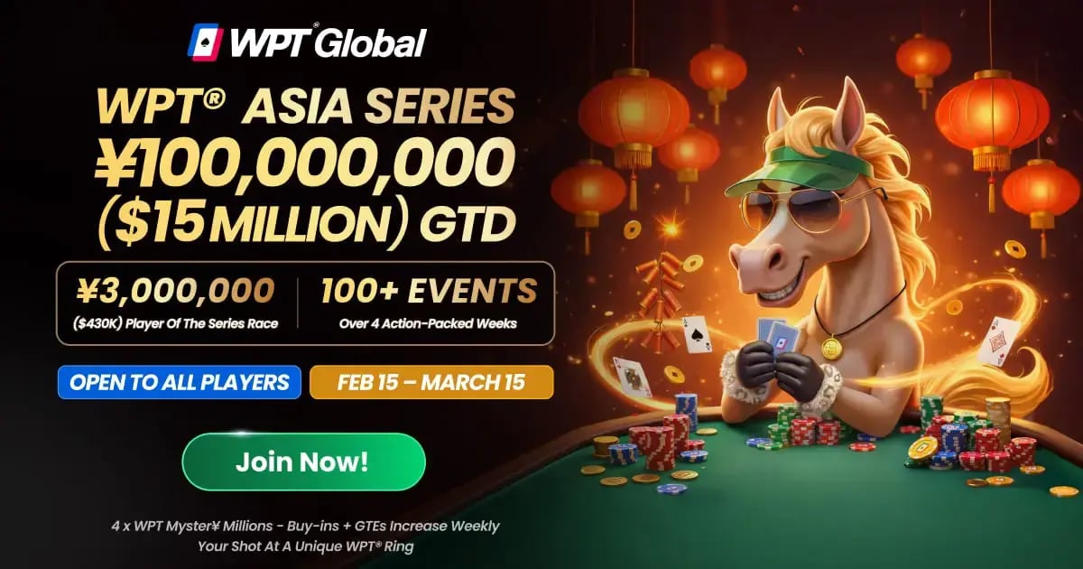 Canadian Poker Players Flock To Enter ¥100M GTD WPT Asia Series Canadian Poker Players Flock To Enter ¥100M GTD WPT Asia Series