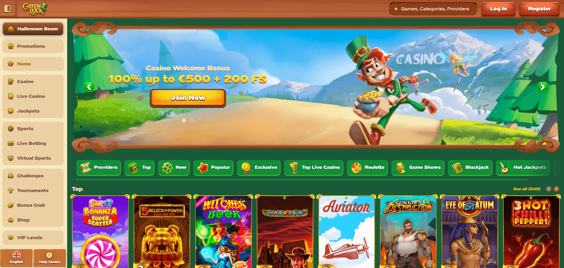 Recenzja Casino Green Luck – idealne miejsce dla graczy z Polski