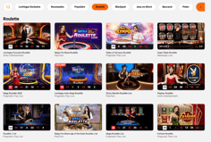 LeoVegas jeux de roulette en direct