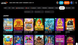 LevelUp Casino Jackpot Pokies