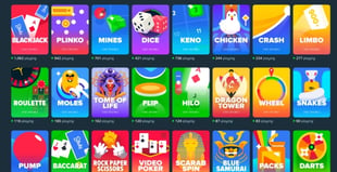 A screenshot of Stake Originals sweeps games