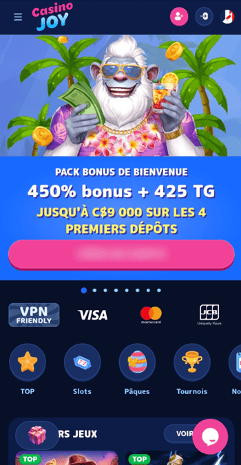 Casino Joy Mobile