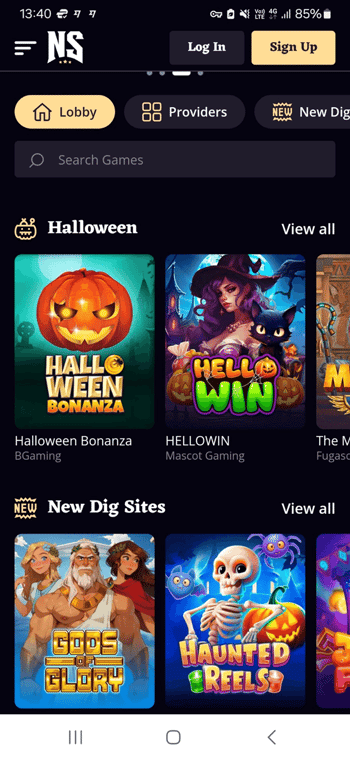 NuggetSlots Casino Mobile App_Site